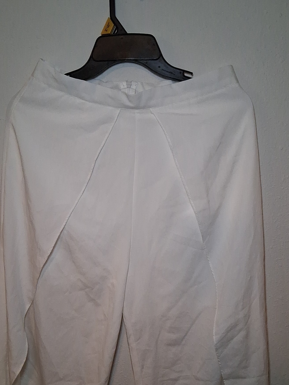 Wide Leg Pants with Ruffle Trim - Picture 9 of 15